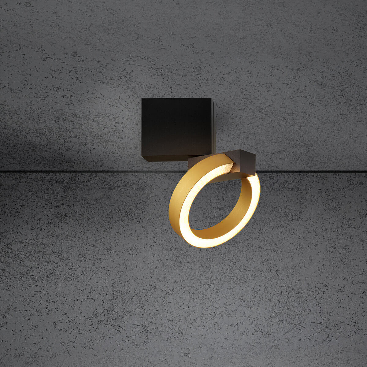 schwarz / Gold eloxal