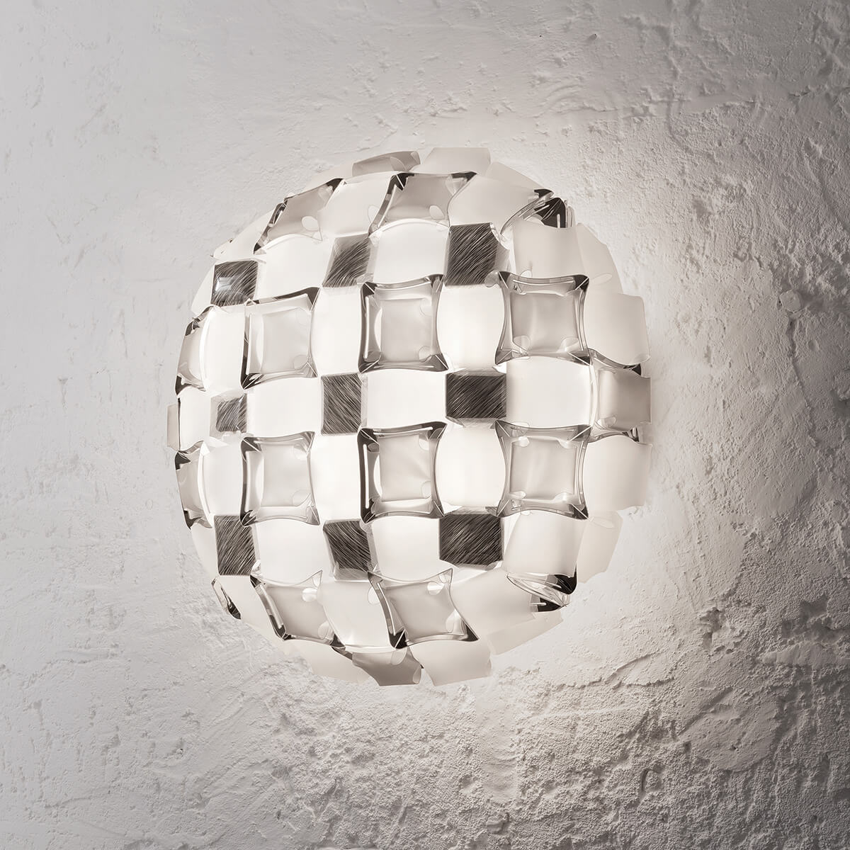Slamp Mida Ceiling / Wall Large, white/platinum (weiß/platin)