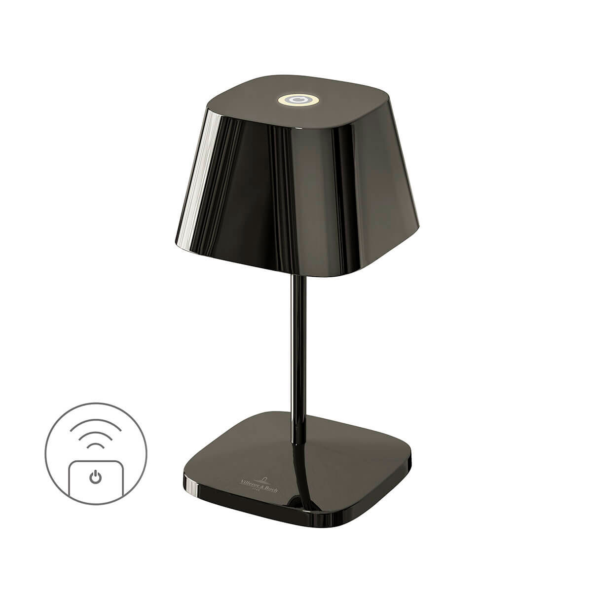 Villeroy & Boch Neapel RC LED Akkuleuchte, space grey