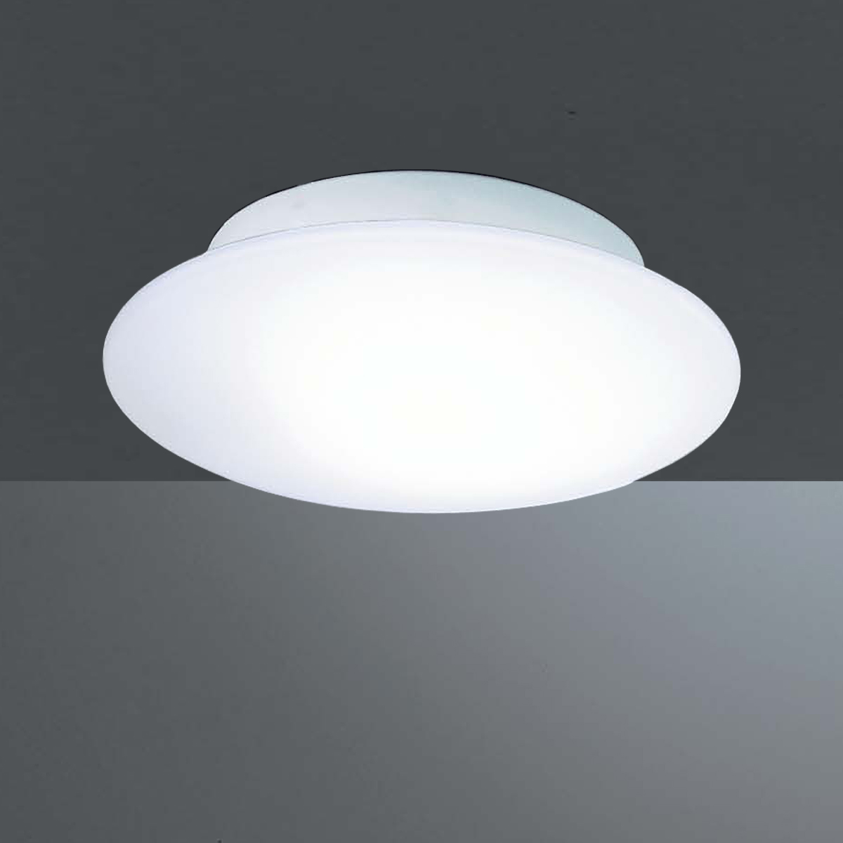 Bankamp 7135 Deckenleuchte, Ø: 26 cm, opalweiß