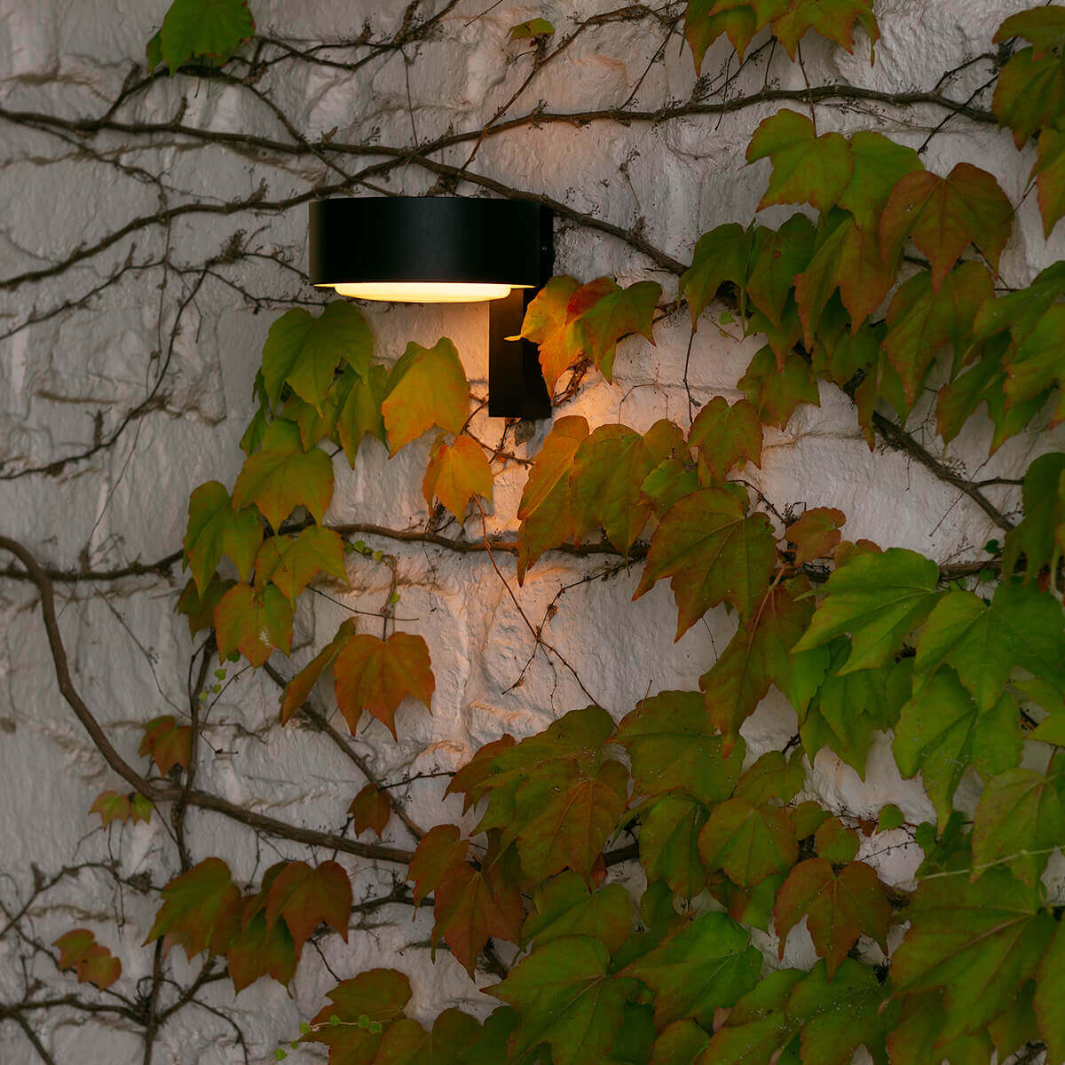 Marset Plaff-on! A IP65 LED Wandleuchte, schwarz