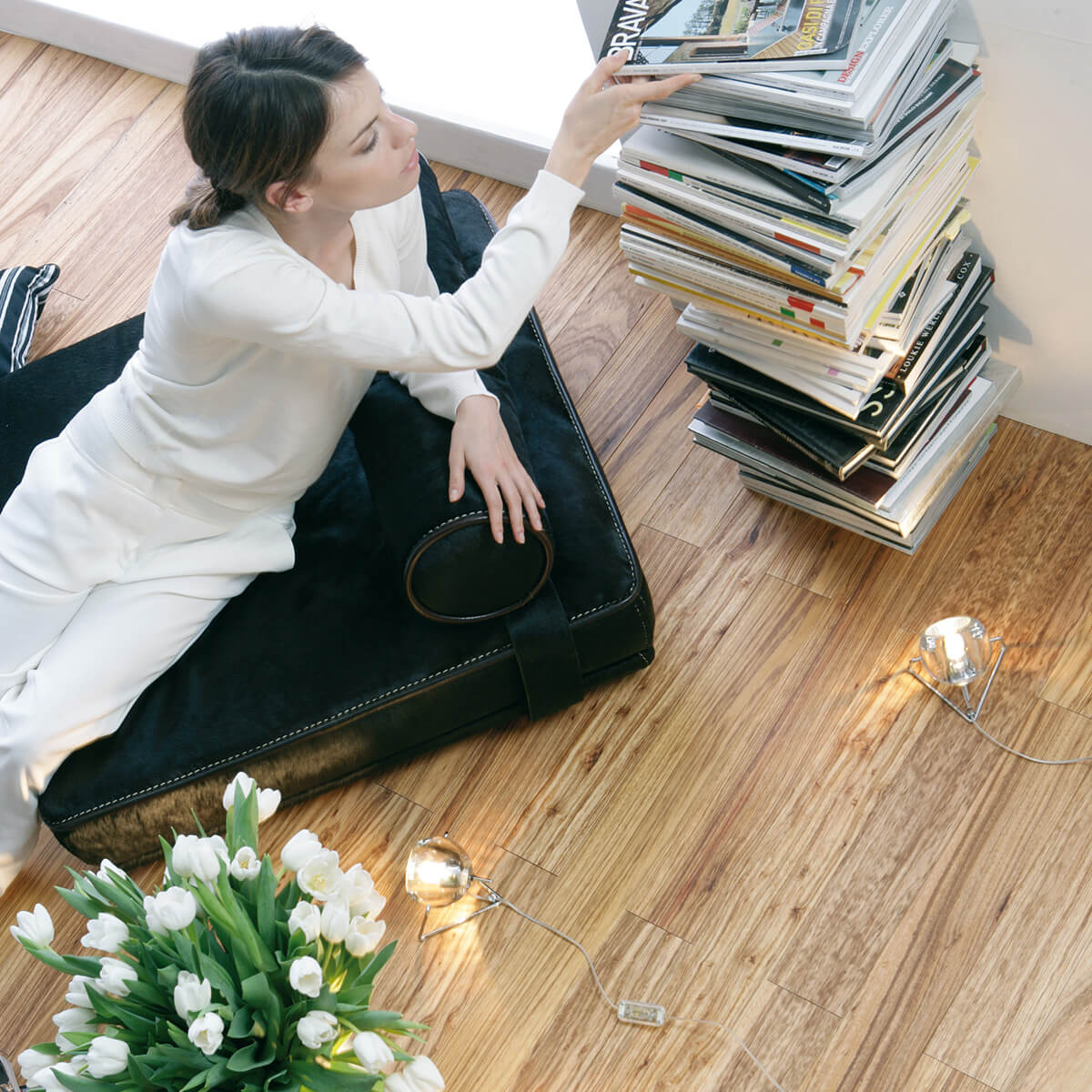 Fabbian Beluga Colour Tischleuchte, klar