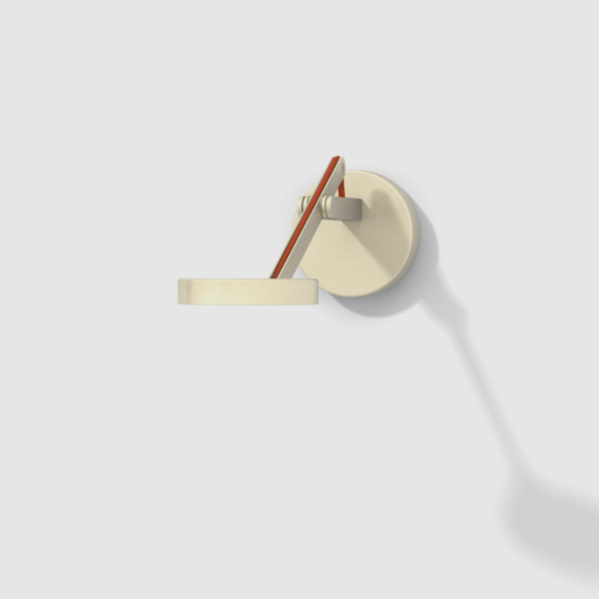 Rotaliana String W0 LED Wandleuchte mit Verstellband: orange, Bronze matt