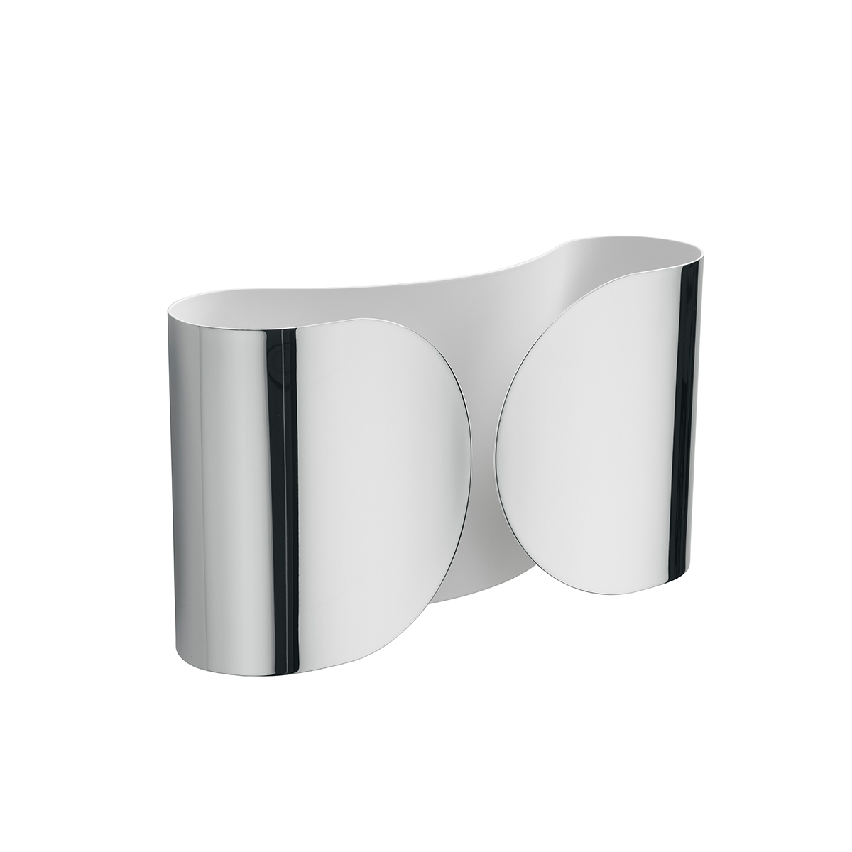 Flos Foglio Wandleuchte, Chrom (ausgeschaltet) (©Piero Fasanotto)