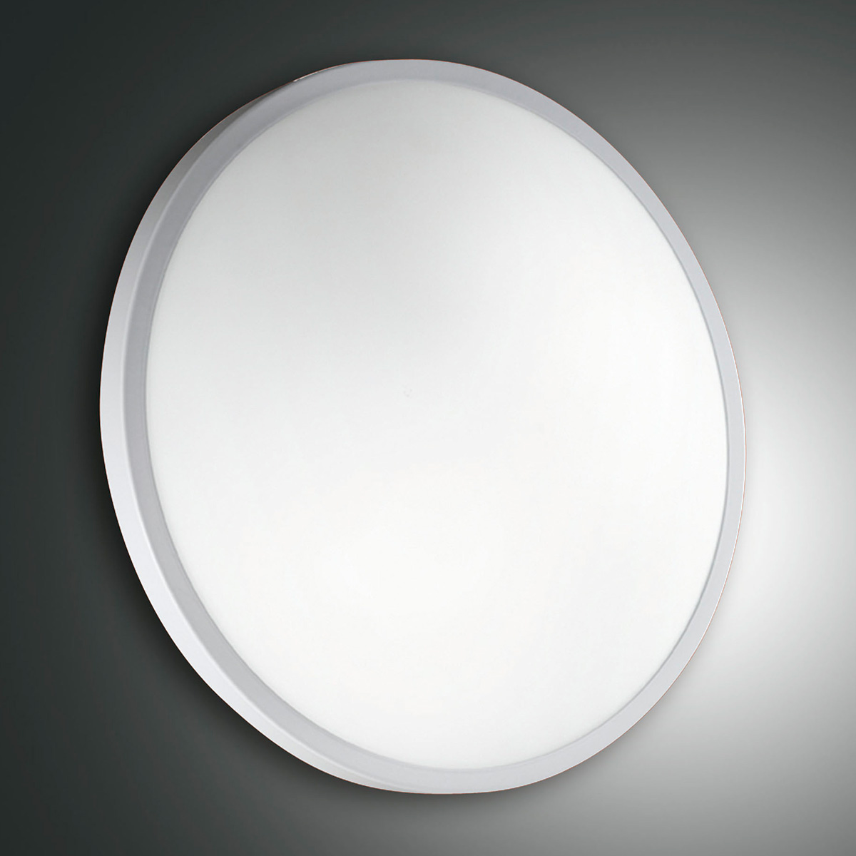 Fabas Luce Plaza Deckenleuchte, Ø: 40 cm, weiß