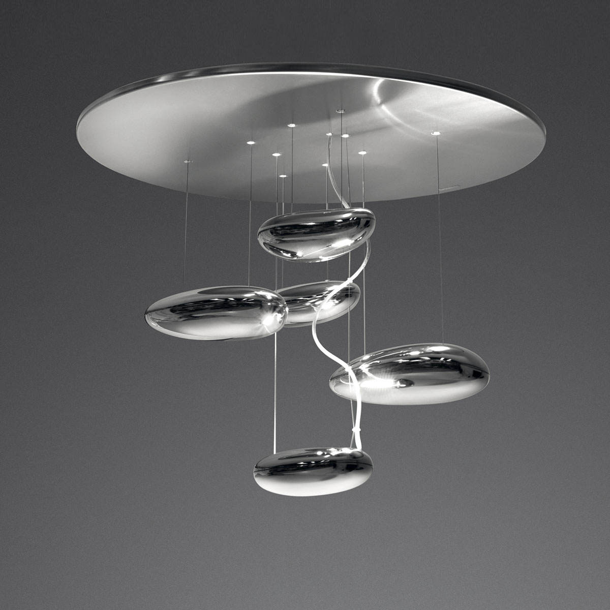 Artemide Mercury Mini Soffitto LED, Chrom