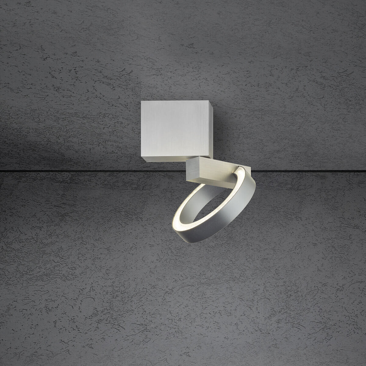 Alu geschliffen / Alu eloxal