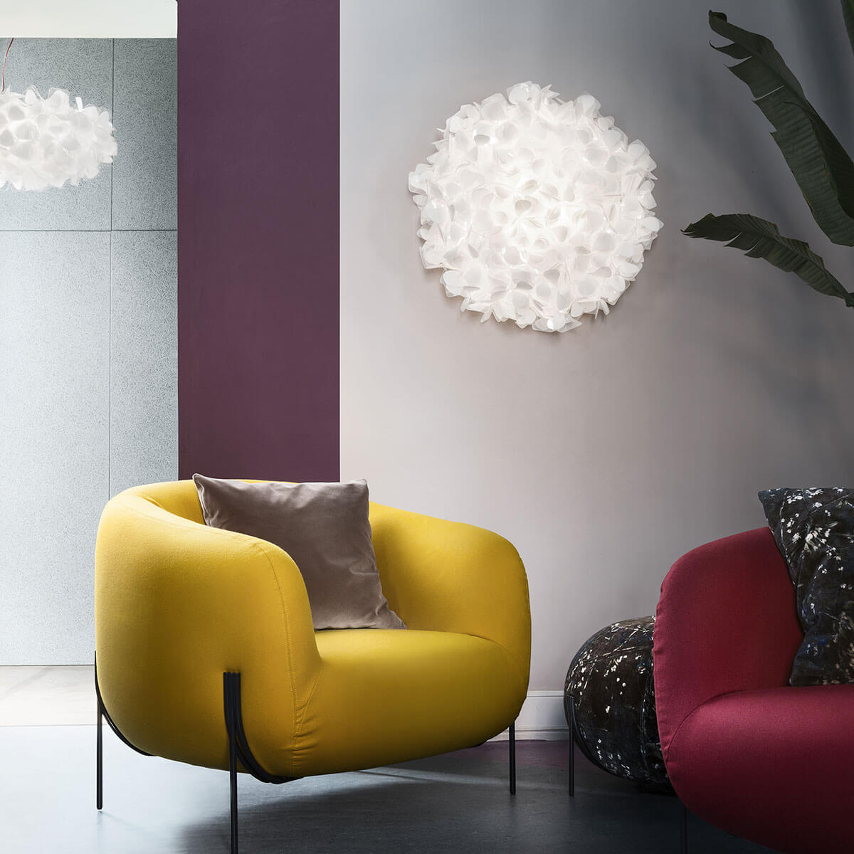 Slamp Clizia Mama non Mama Ceiling / Wall Large, weiß