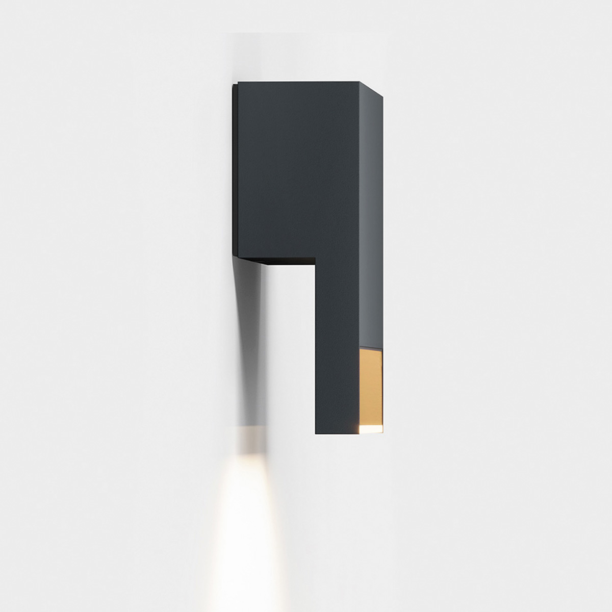 IP44.DE Li.2 LED Außenwandleuchte, anthracite (anthrazit)