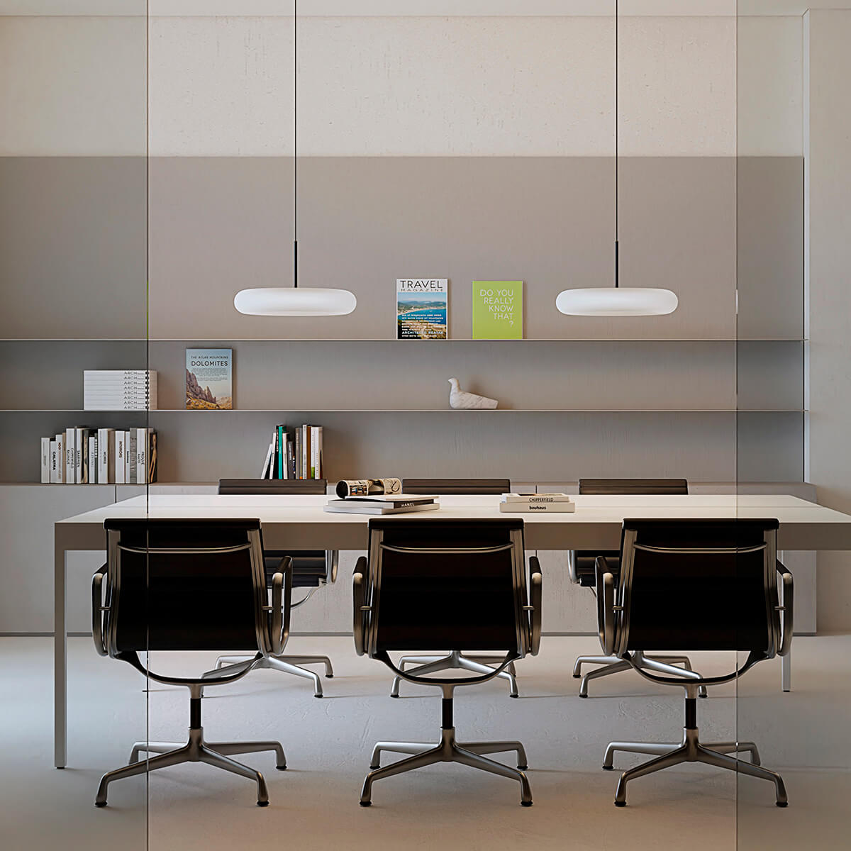 Belux Oto-34 LED Pendelleuchte, Multisens, schwarz matt