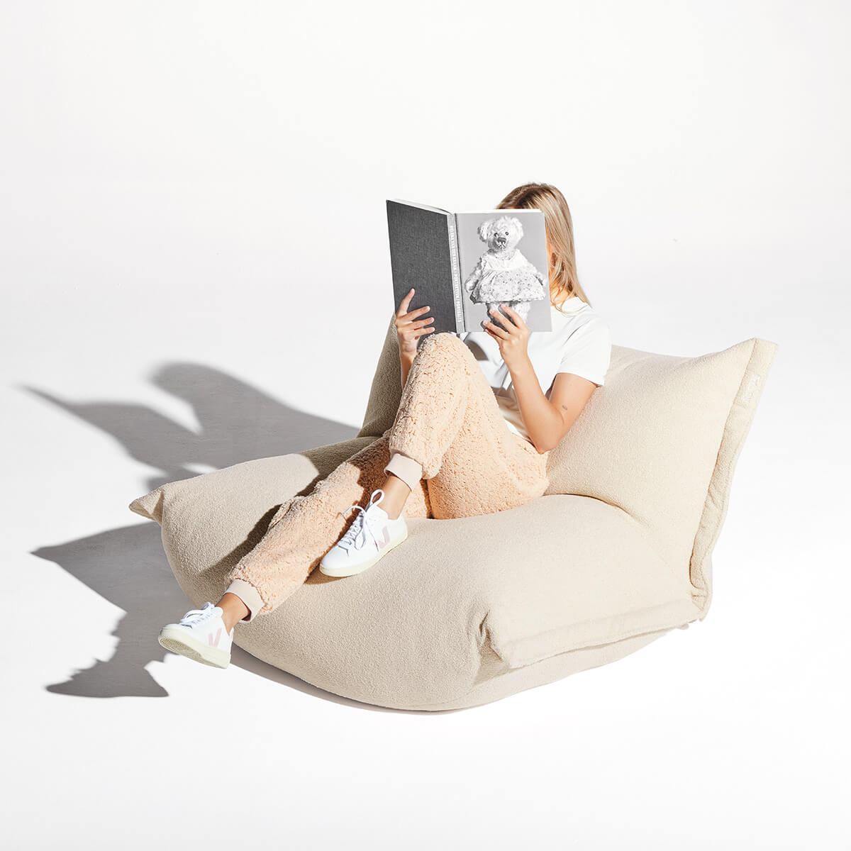 Fatboy The BonBaron Sherpa Sessel, ecru