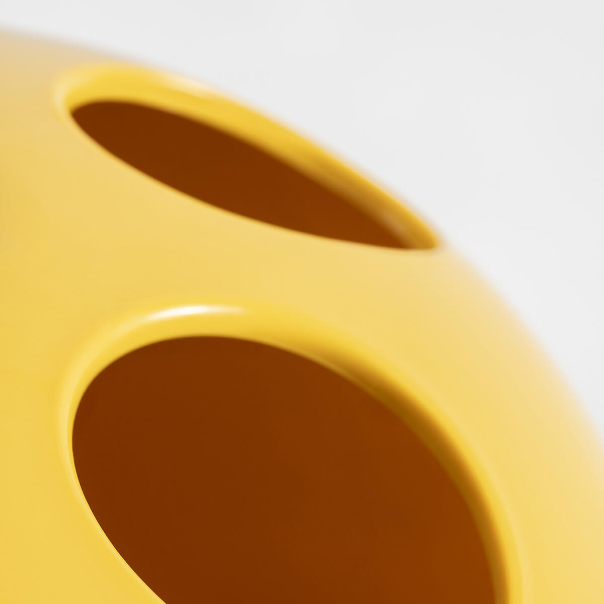 Artemide Milano Danese Dedalo Schirmständer, gelb