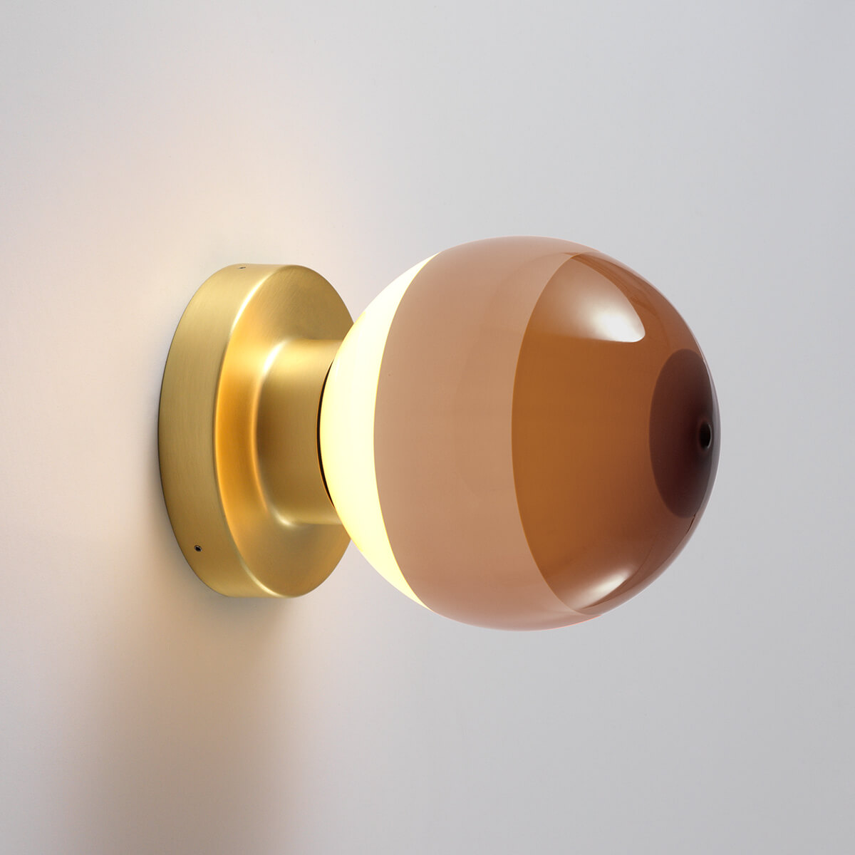 Marset Dipping Light A2-13 LED Wand- / Deckenleuchte, Schirm: schokolade