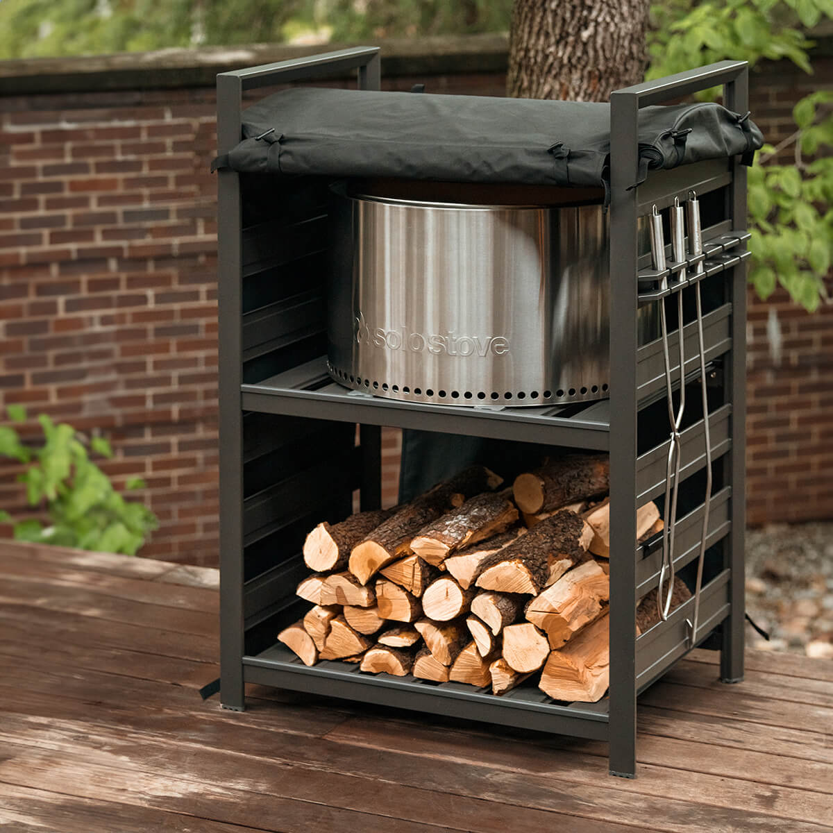 Solo Stove Station Unterstand, schwarz