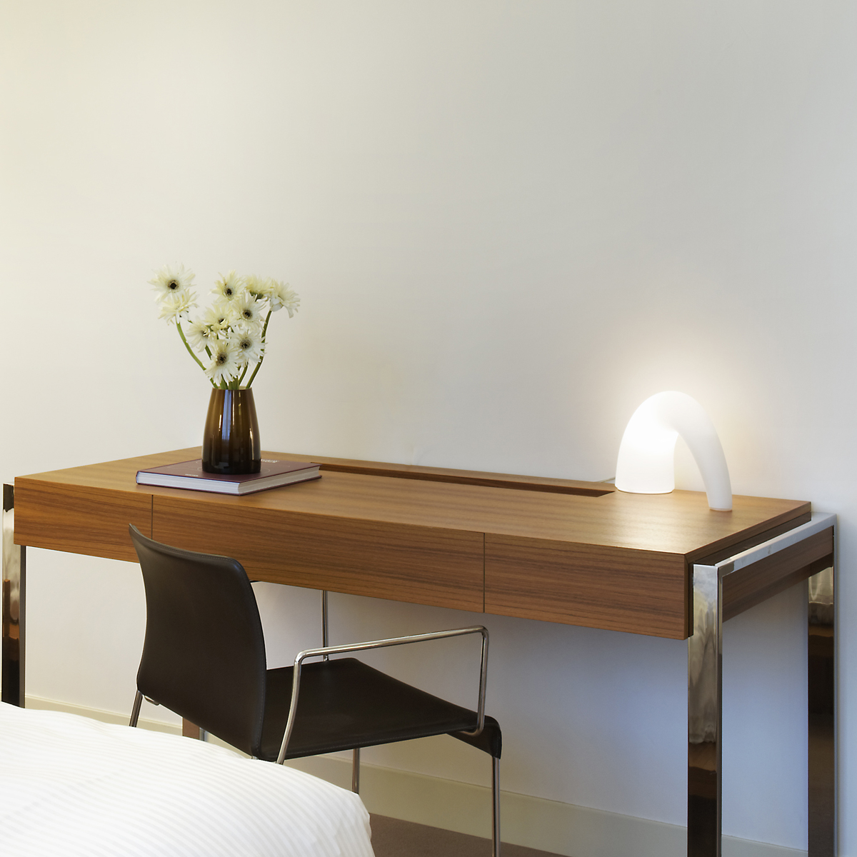 Fontana Arte Thor Tischleuchte, Höhe: 20 cm, weiß