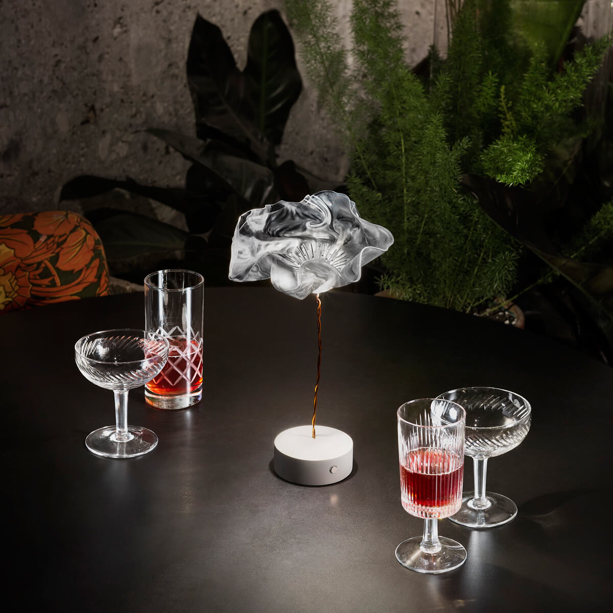Slamp LaFleur Battery LED Akkuleuchte, prisma (transparent)