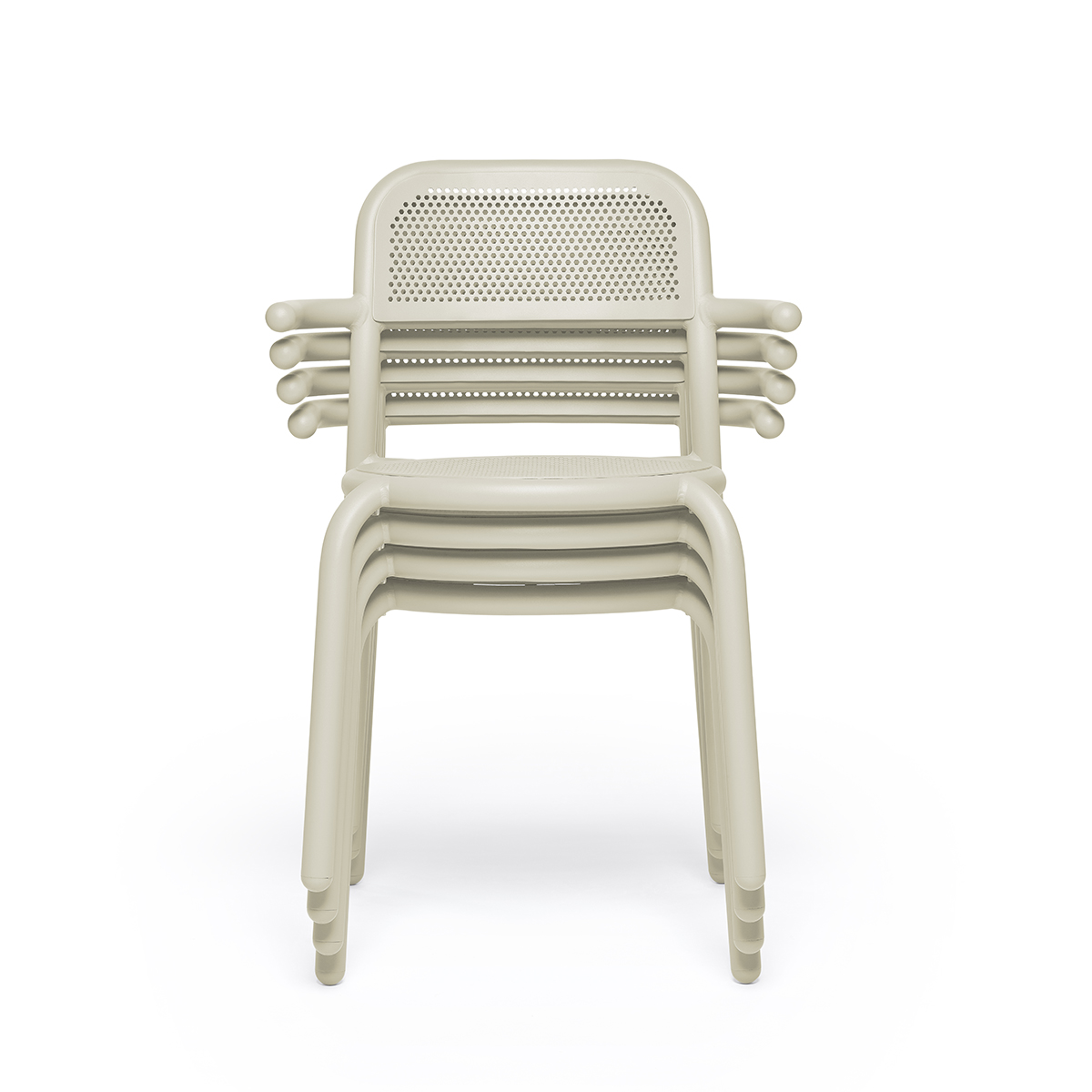 Fatboy Toní Armchair Gartenstuhl, 4er-Set, Desert (sandfarben)