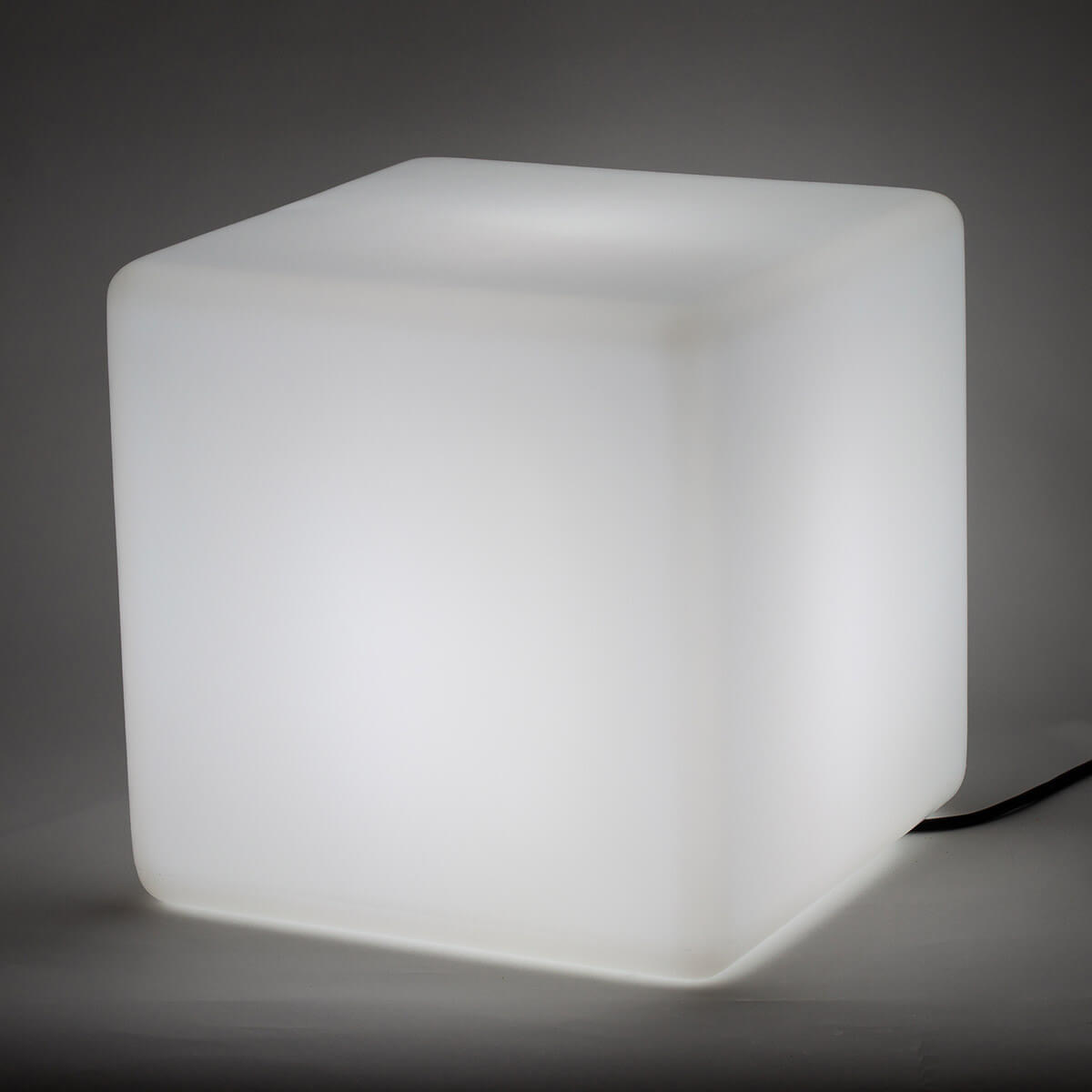 Epstein-Design Würfel CCT-LED Außenleuchte mit ZigBee, 35 cm, weiß