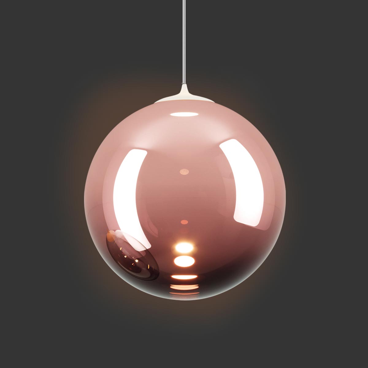 Lodes Random Solo 23 LED Pendelleuchte, Roségold