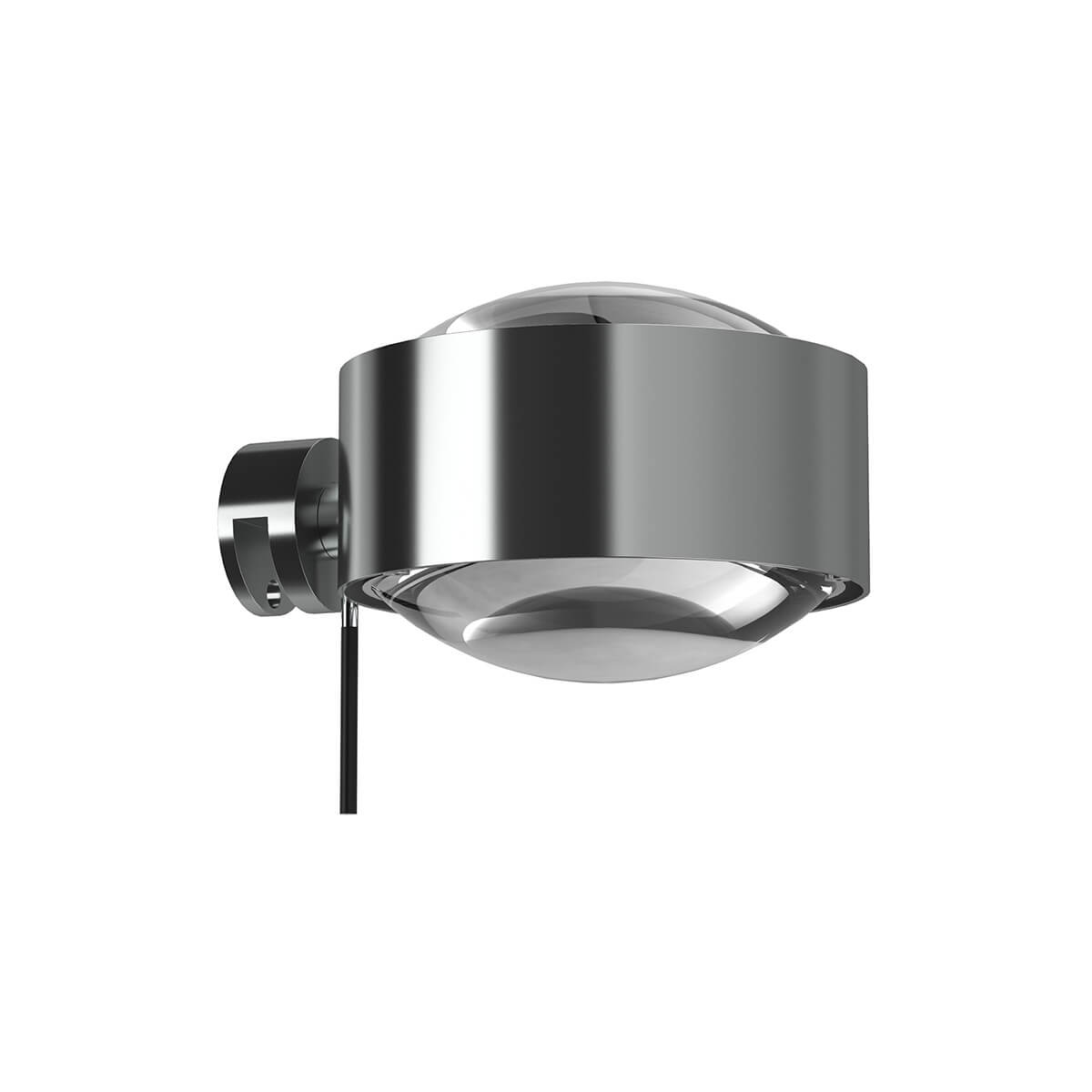 Top Light Puk Maxx Fix + Klemmleuchte, Gehäuse, Chrom matt, mit Linse klar / Linse klar (nicht inbegriffen)