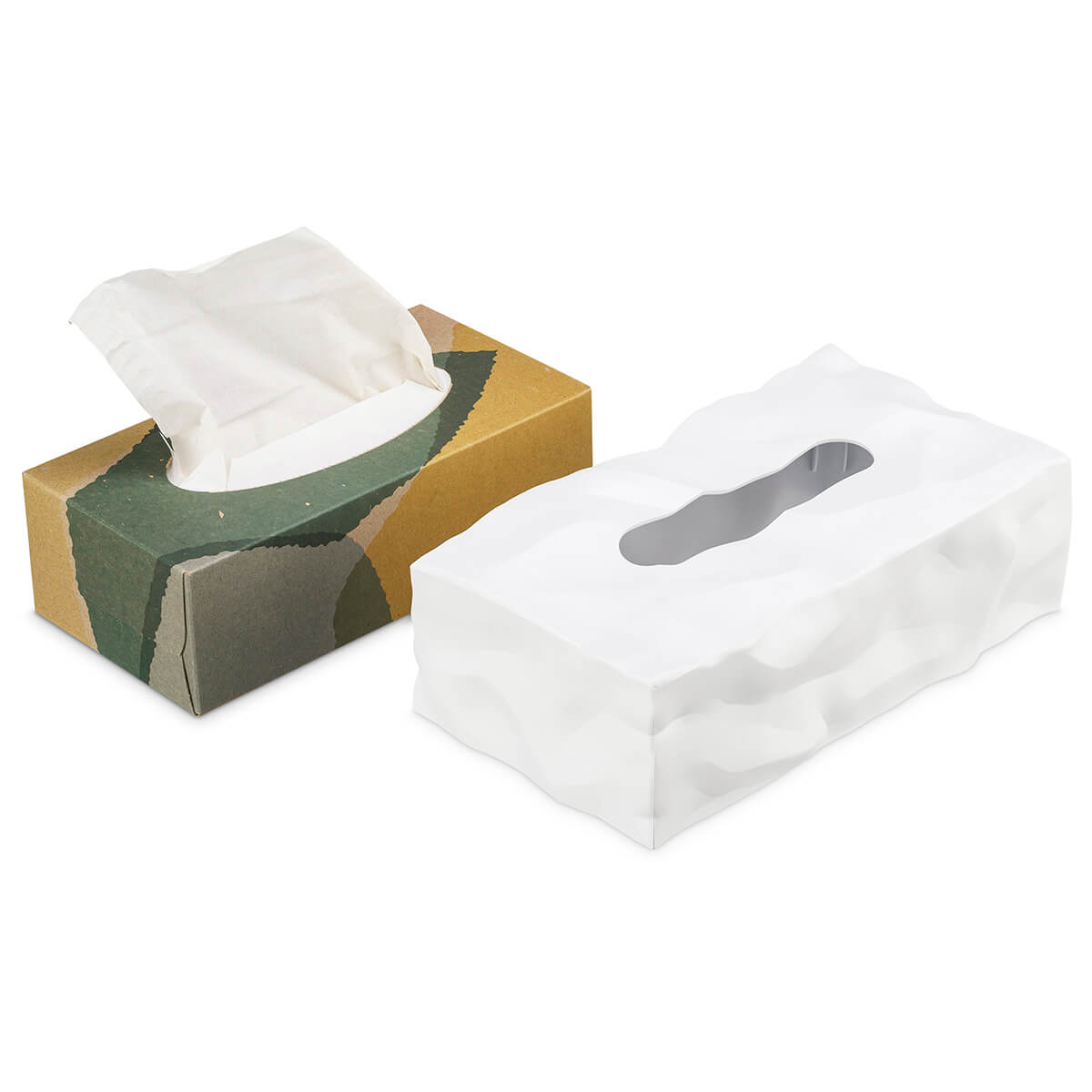 Essey Wipy Cube II Kosmetiktücher-Box & Tuchspender, weiß (Tücher nicht inbegriffen)