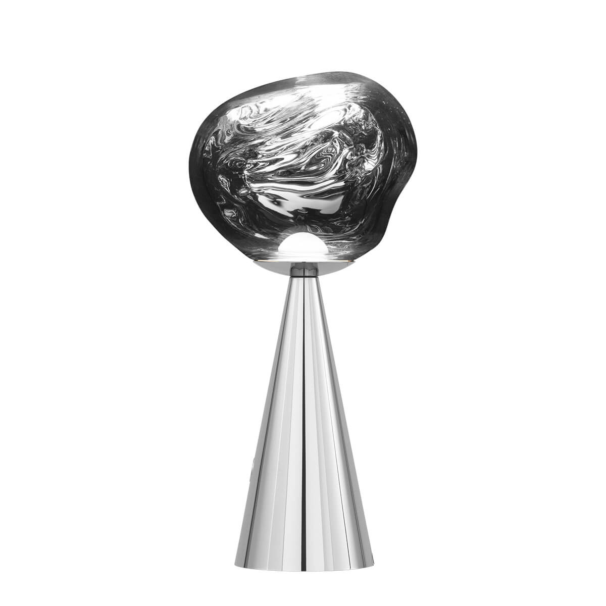 Tom Dixon Melt Portable LED Akkuleuchte, Silber