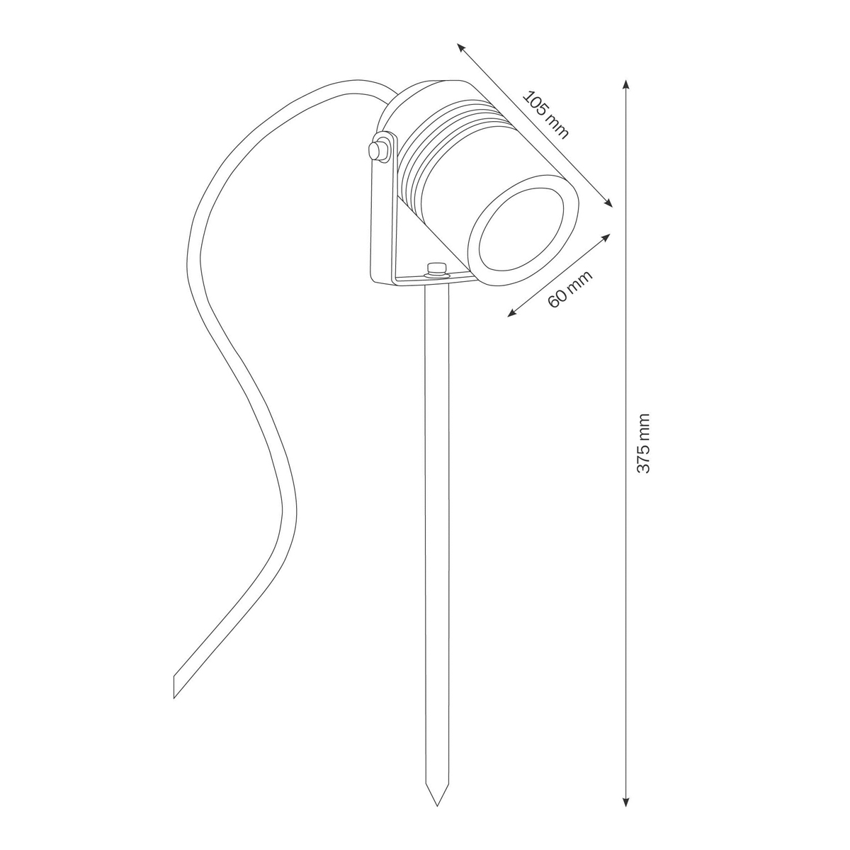 5018 LED Spießstrahler