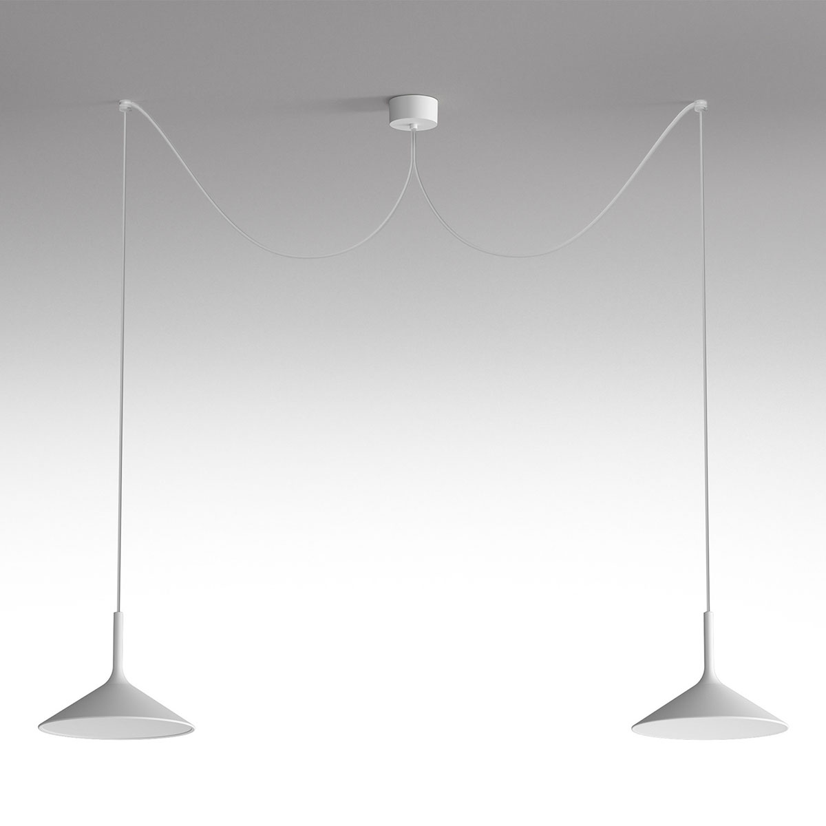Rotaliana Dry H4 LED Pendelleuchte, weiß matt