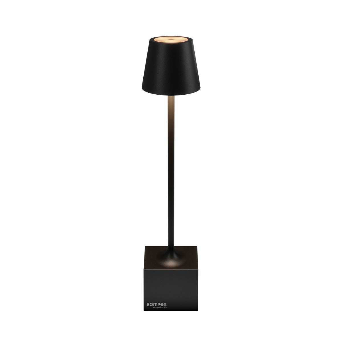 Sompex Dave LED Akkuleuchte, schwarz