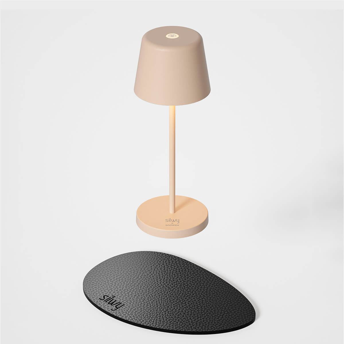 Silwy x Sompex Monaco LED Akkuleuchte, Sand