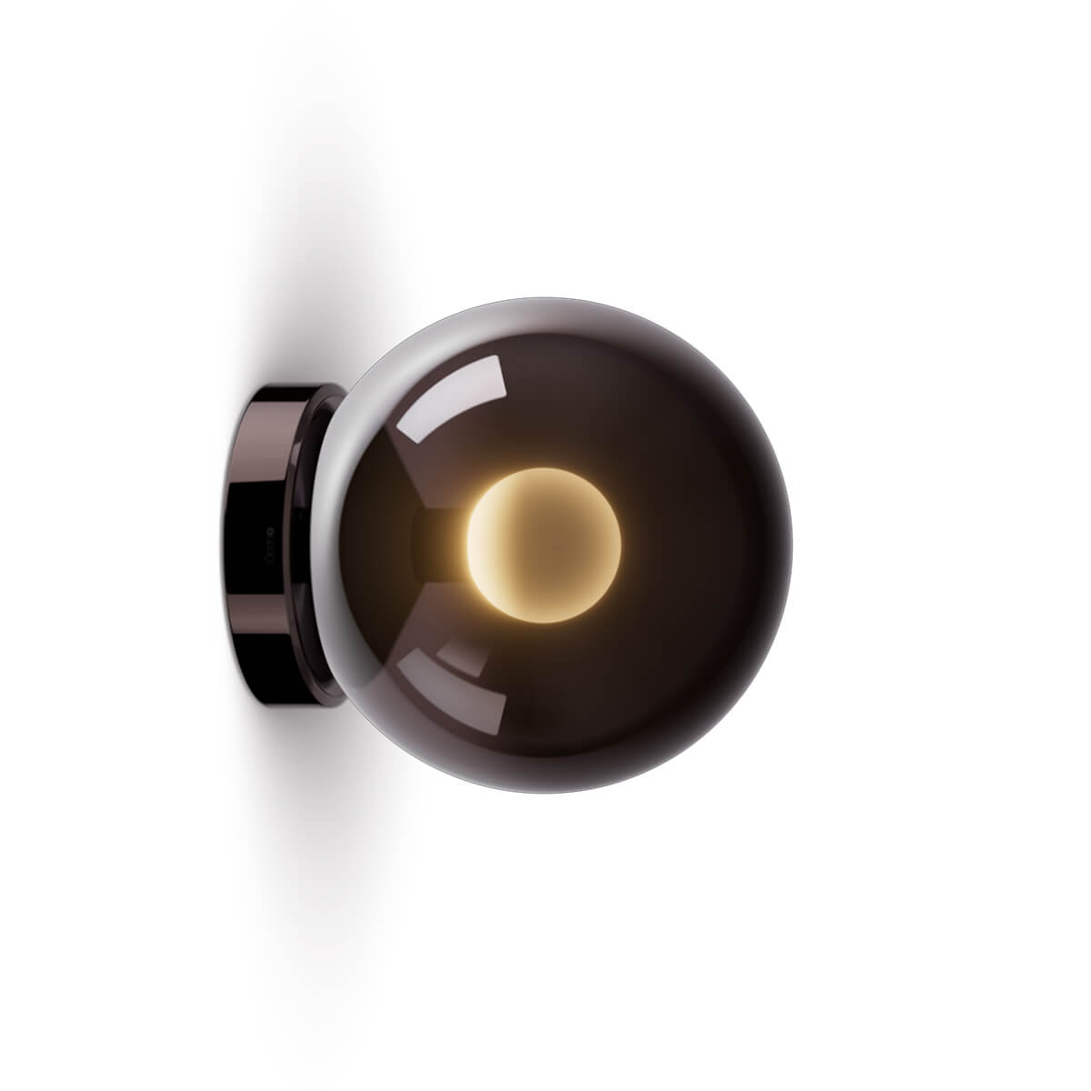 Occhio Luna scura up LED Wandleuchte, Ø: 16 cm, phantom