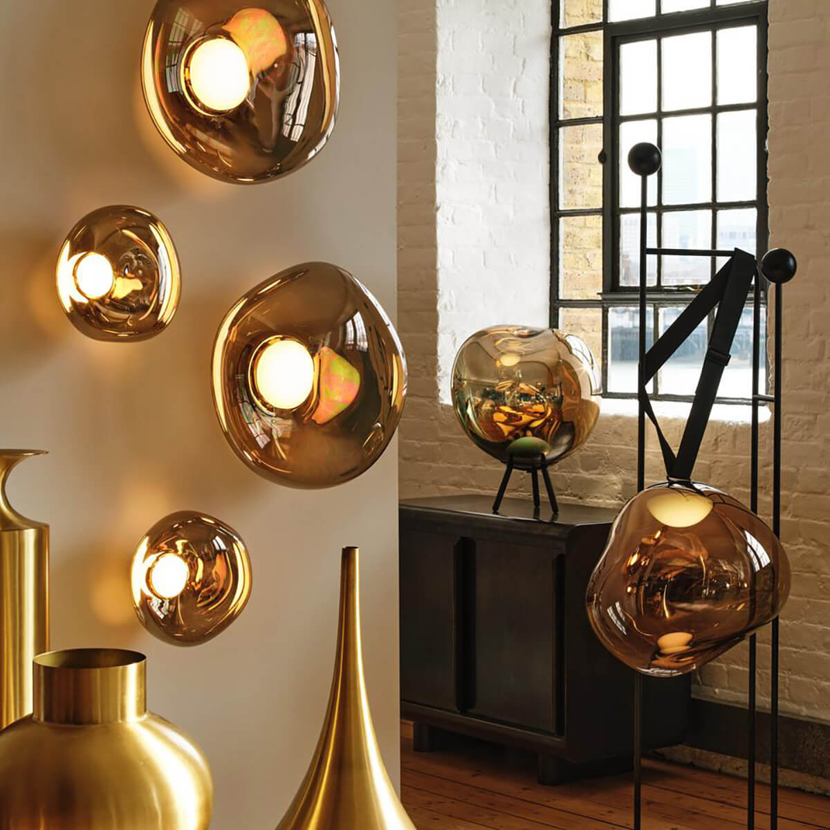Melt Medium Surface Light LED Wandleuchte