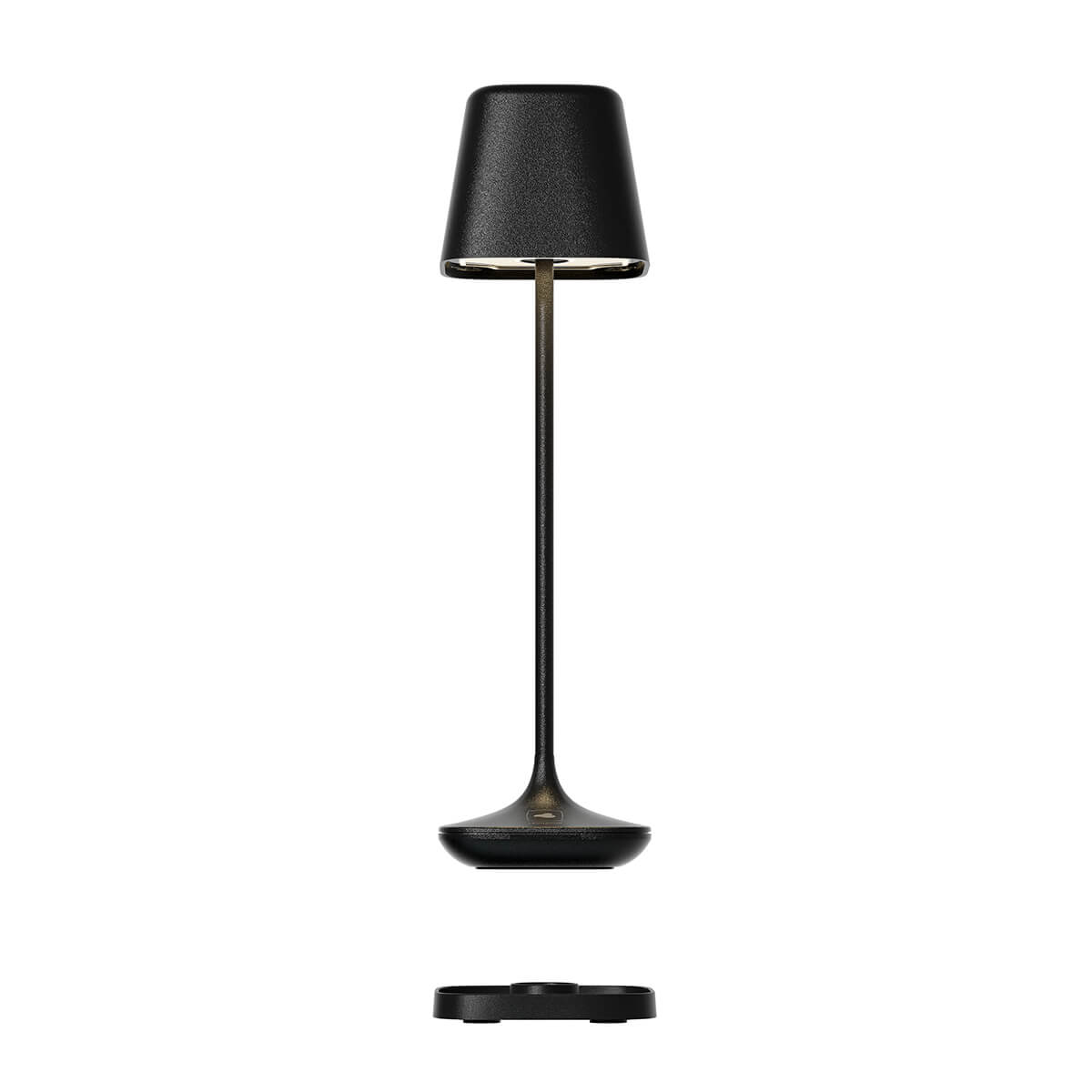 Leonardo Capri RGB LED Akkuleuchte, schwarz