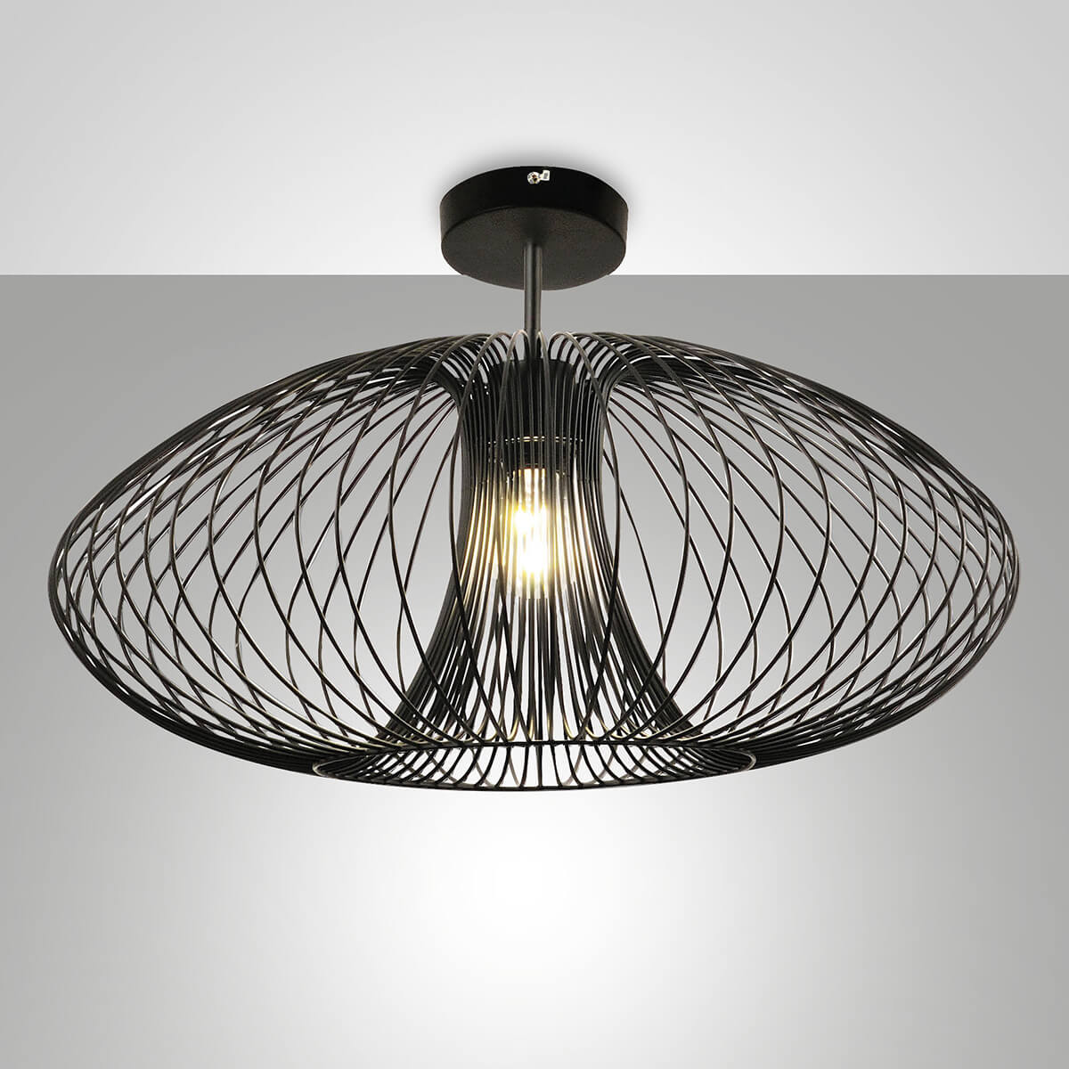 Fabas Luce Fassa Deckenleuchte schwarz