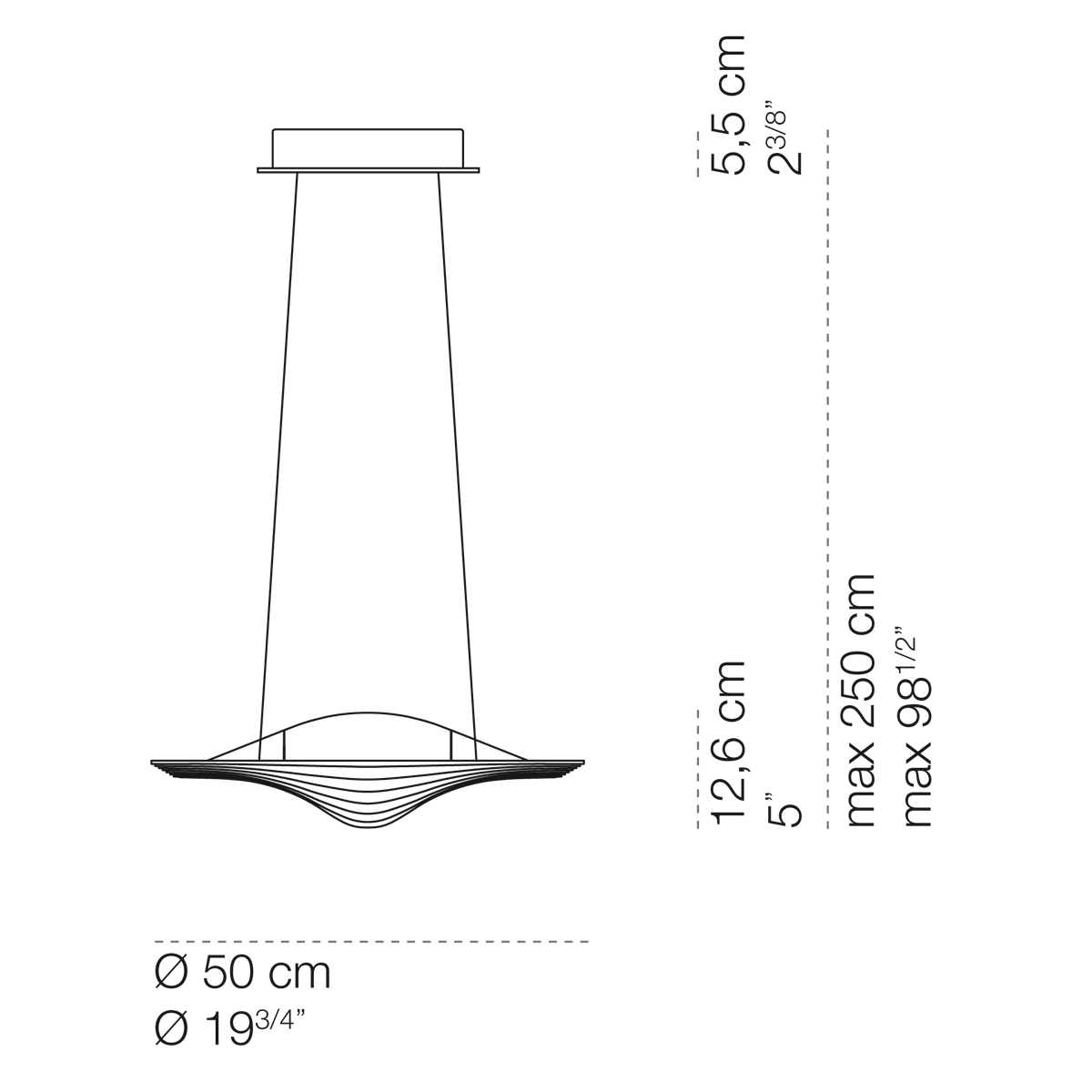 Cini & Nils Sestessa Sospesa LED