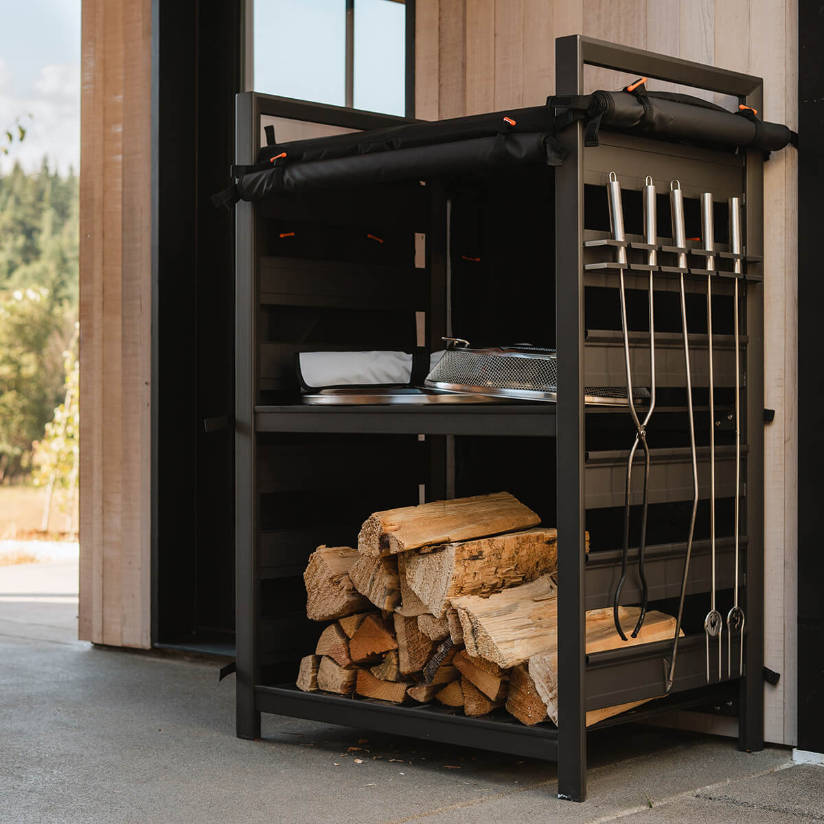 Solo Stove Station Unterstand, schwarz