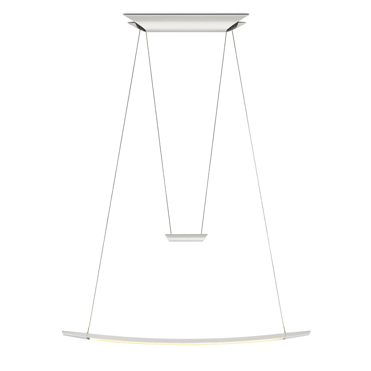 Oligo Lisgo Sky Short LED Pendelleuchte, weiß matt