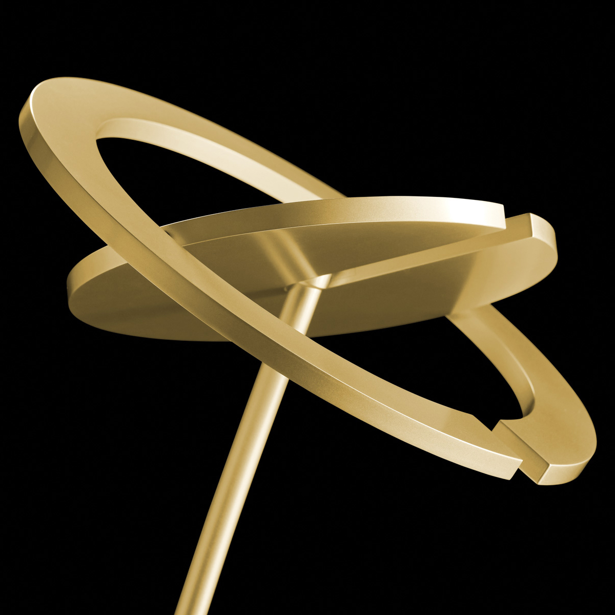 Holtkötter Supernova DW LED Deckenfluter, Eloxal Messing