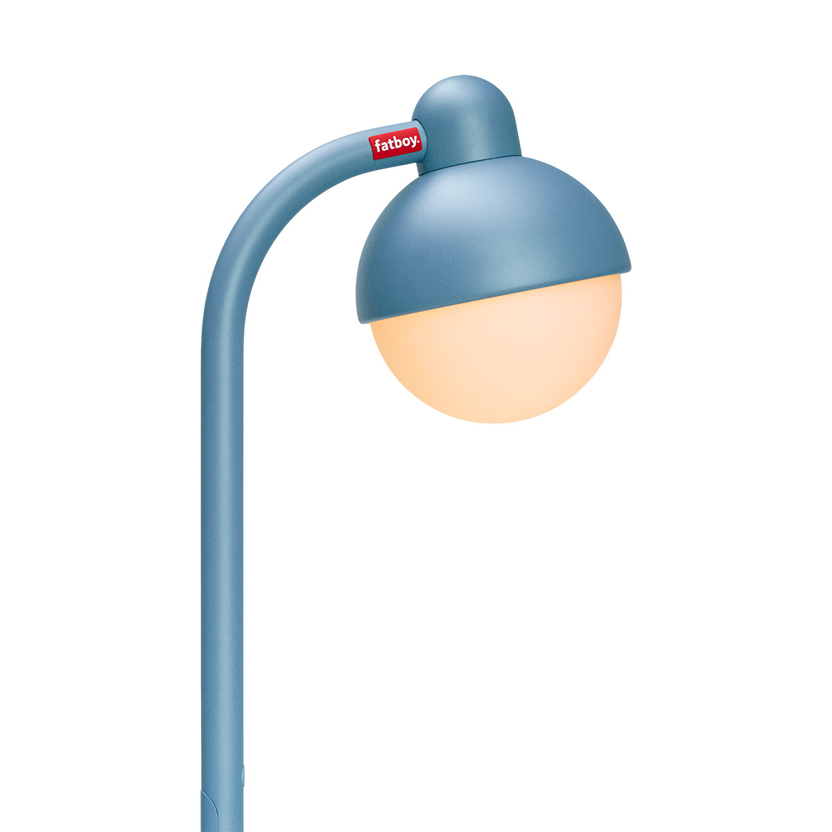 Fatboy Jolly Trolley LED Akkuleuchte & Bar-Trolley, Wave blue (hellblau), Leuchtenkopf