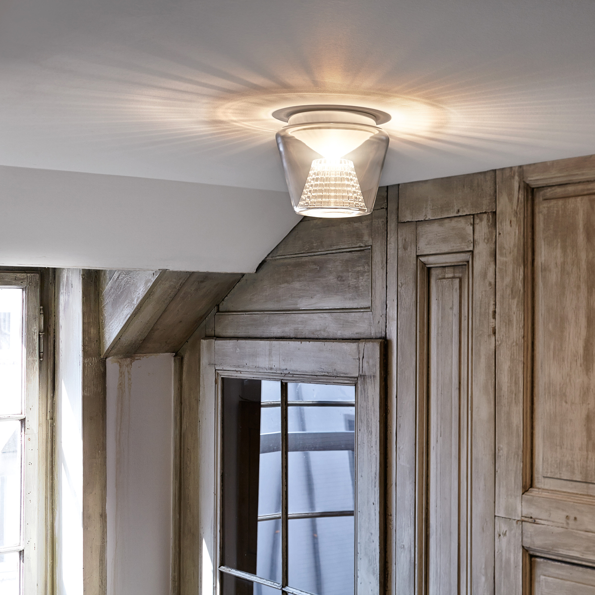 Serien.lighting Annex Small Deckenleuchte, klar / Kristallglas