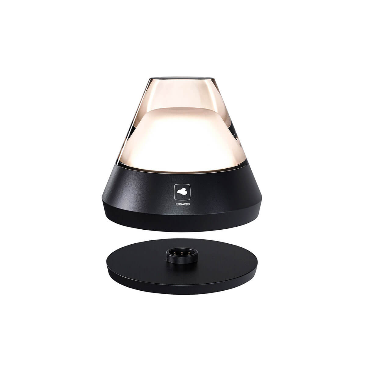 Leonardo Salerno RGB LED Akkuleuchte, schwarz