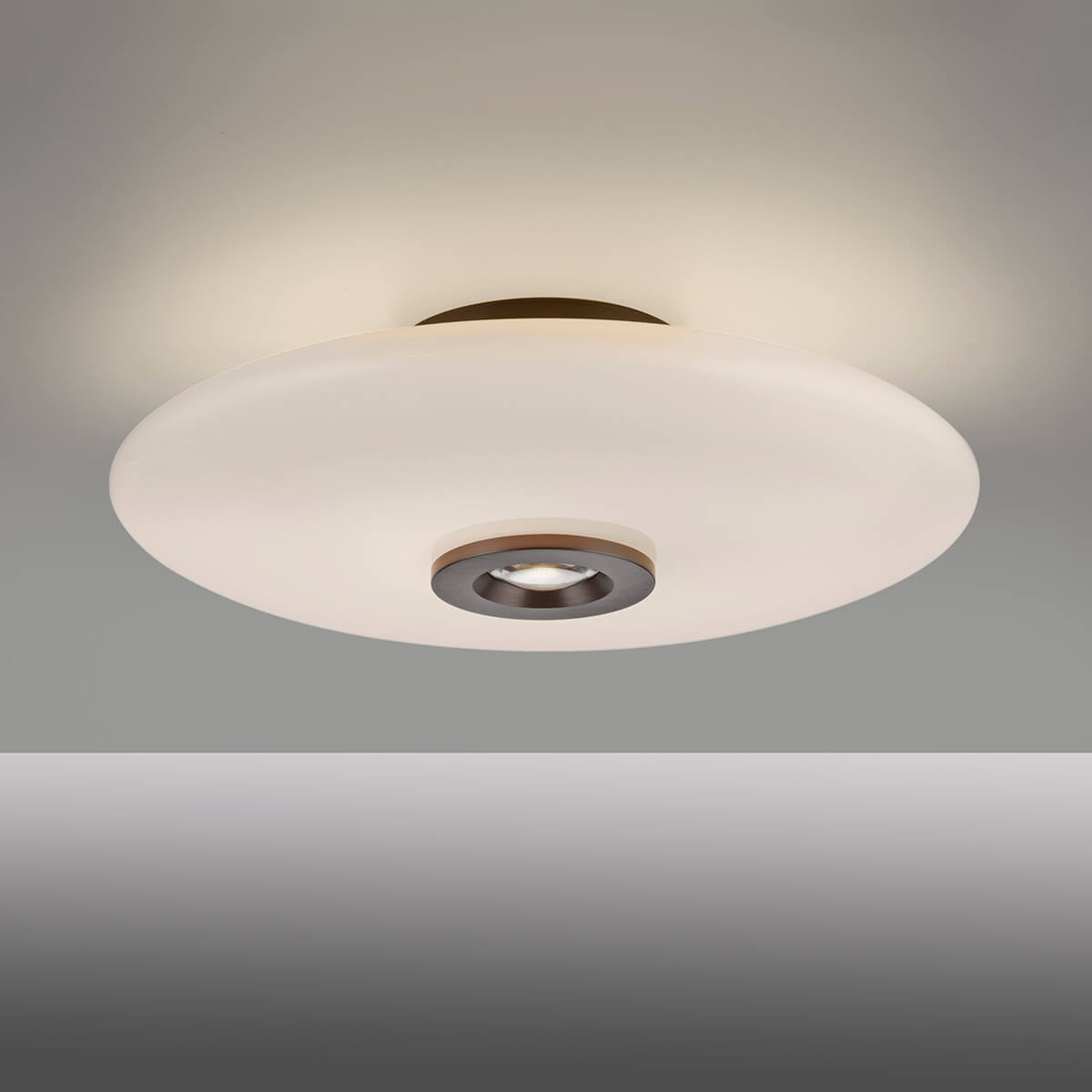 Neuhaus PURE Vitrum LED Deckenleuchte, dark-metal brown (dunkelbraun)