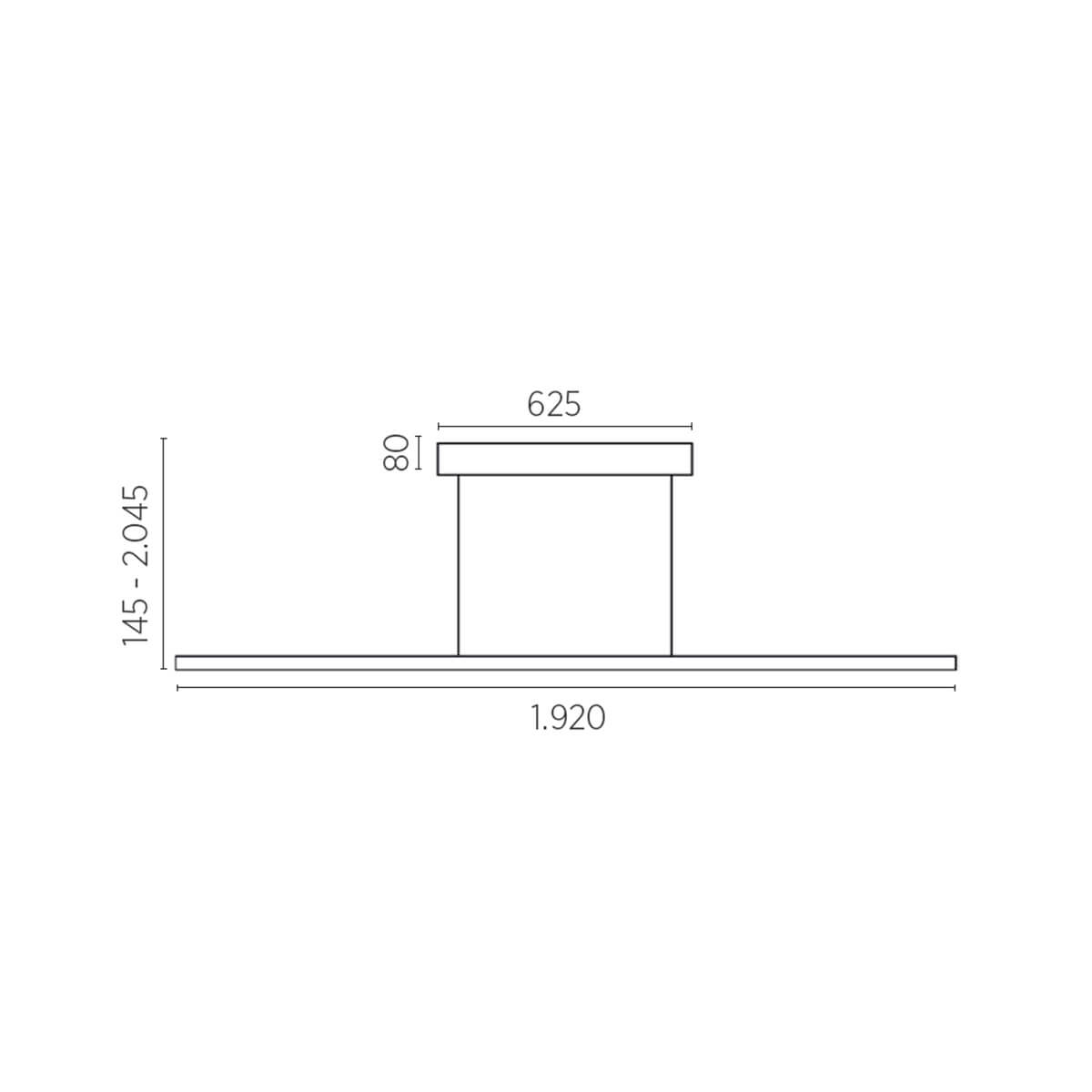 Melinda-192 LED Pendelleuchte