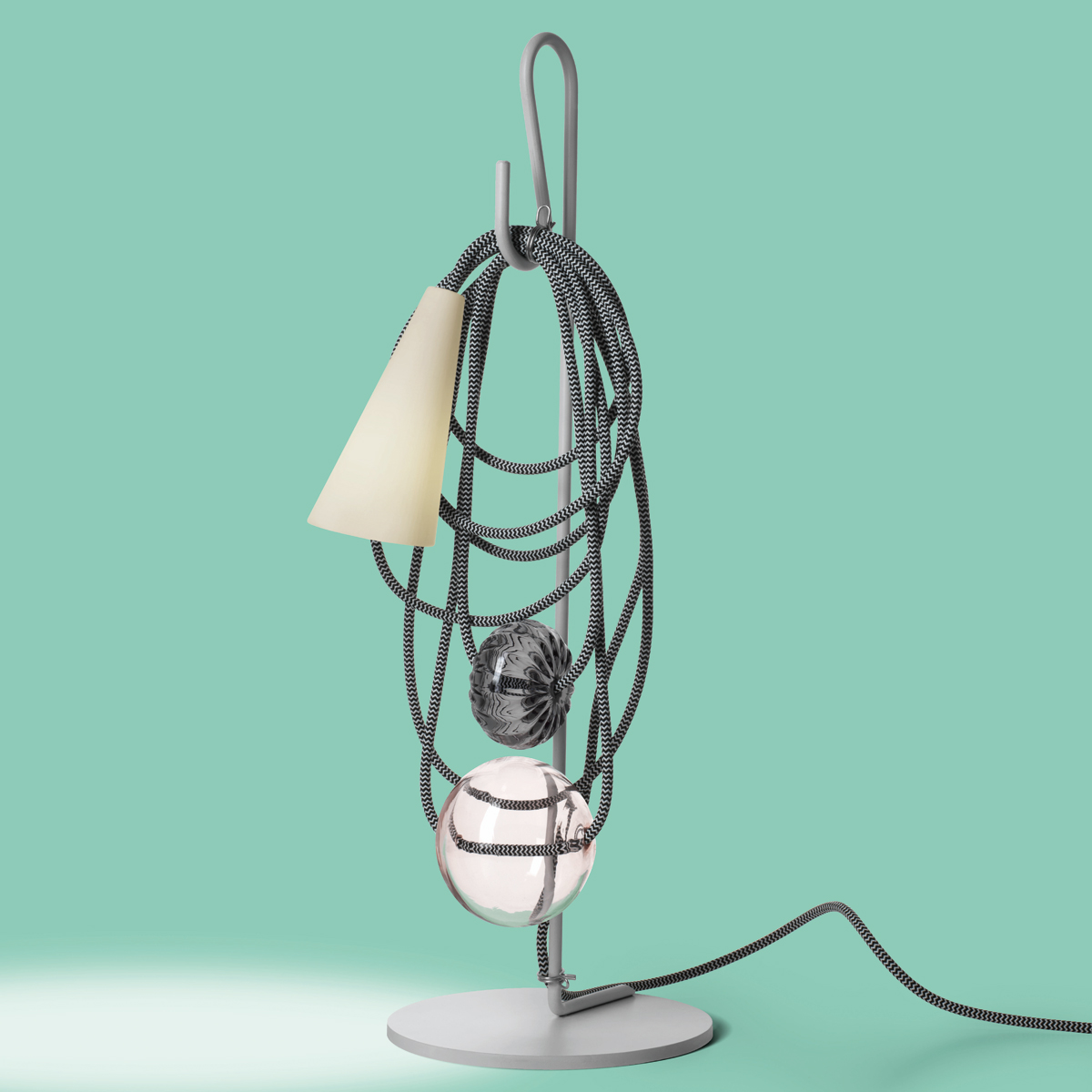 Foscarini Filo Tavolo, Amethyst Queen
