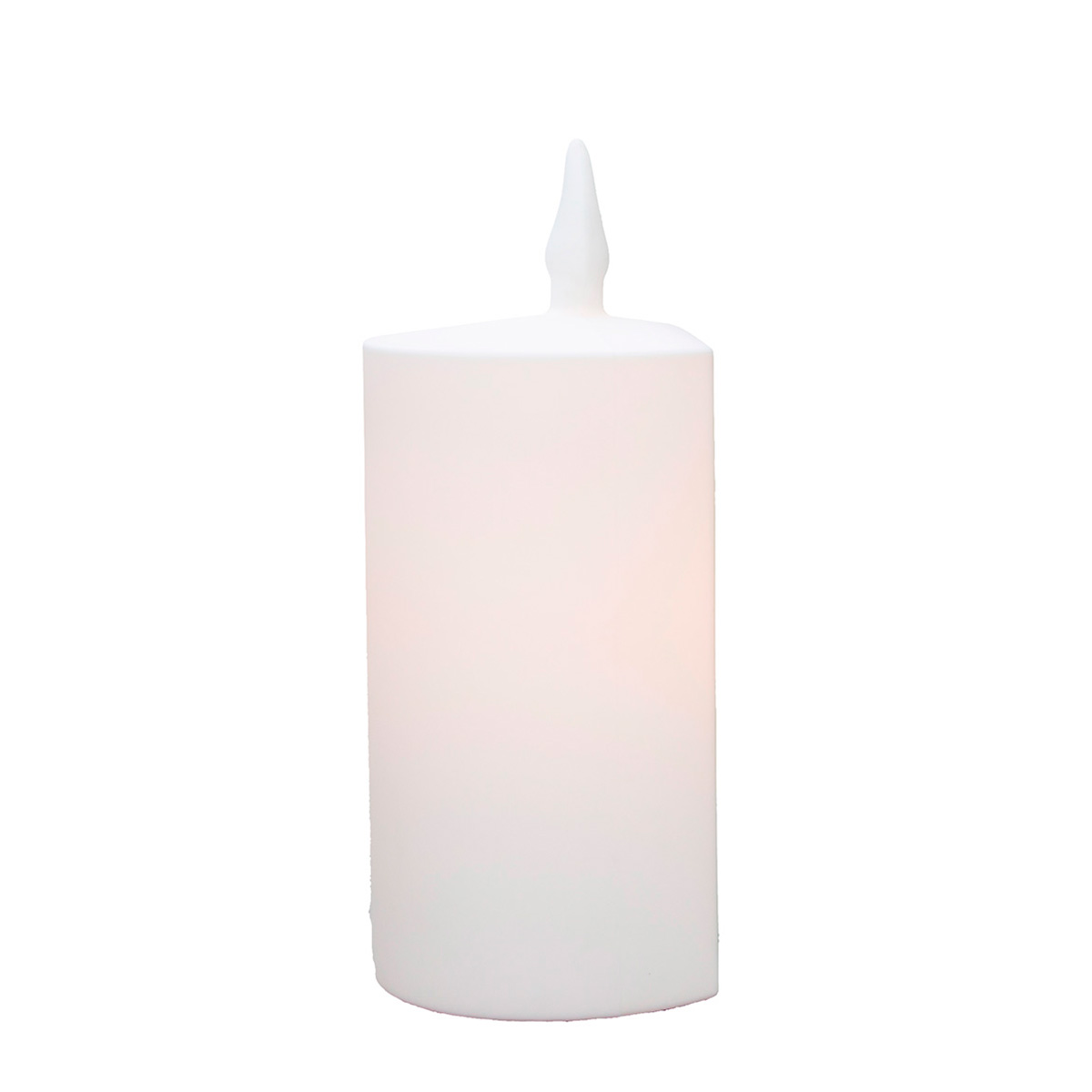 8 seasons design Shining Candle Dekoleuchte, 2/3, Höhe: 80 cm, weiß, perfekt für schmale Stellflächen und Ecken