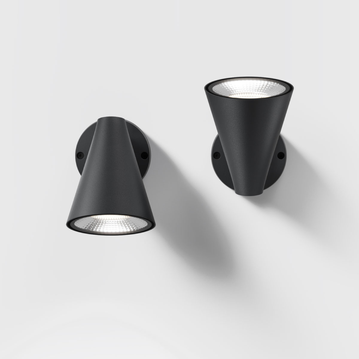 IP44.DE Stic LED Außenwand- / Decken- / Bodenleuchte, deep black (schwarz)