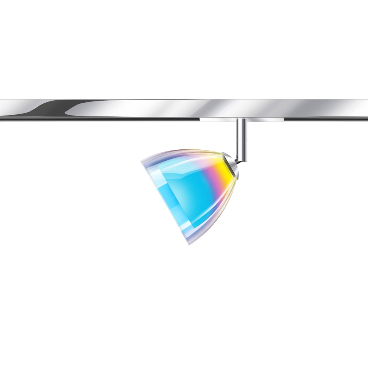 Bruck All-In Silva Spot, Chrom / dichroitisch blau-magenta