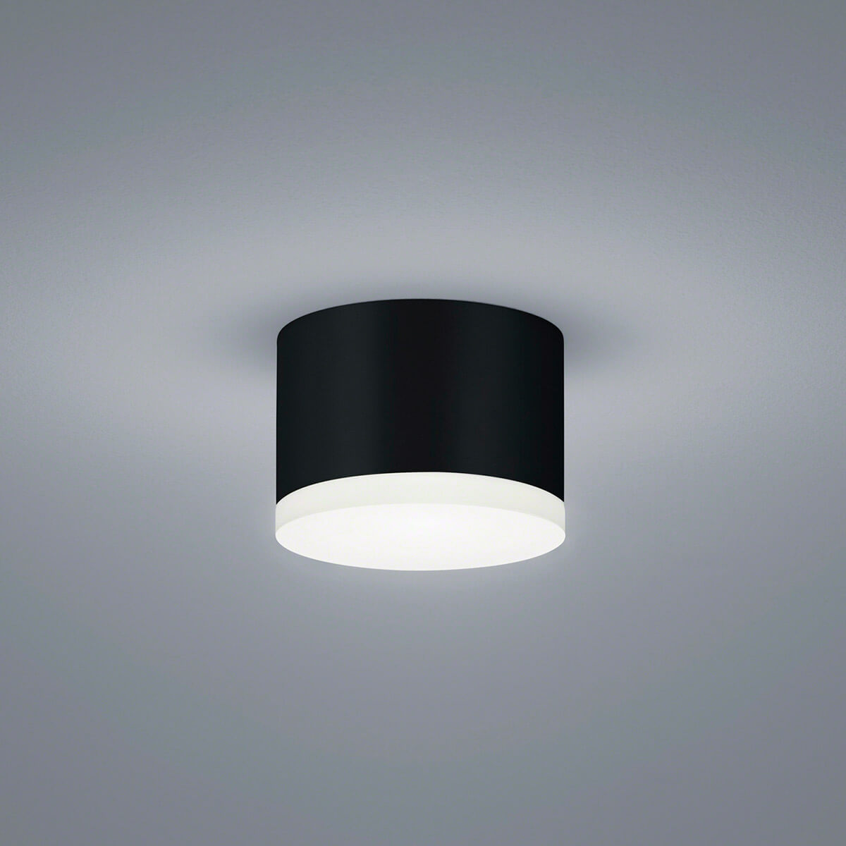 Helestra Pala LED Deckenleuchte, schwarz matt