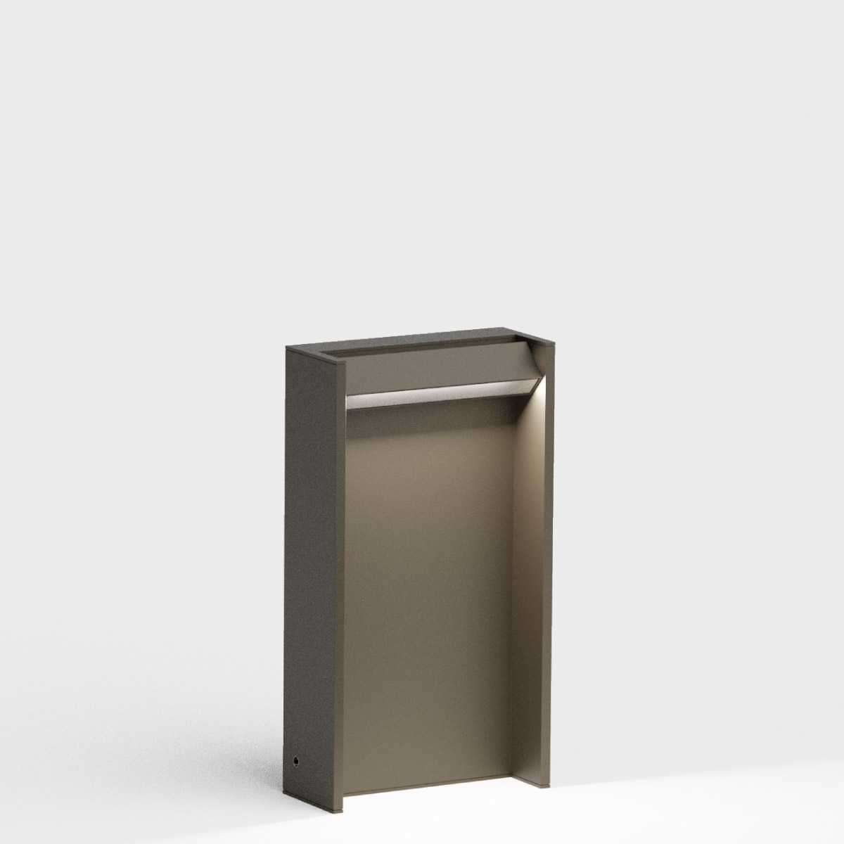 IP44.DE Slat 40 LED Pollerleuchte, cool brown (braun)