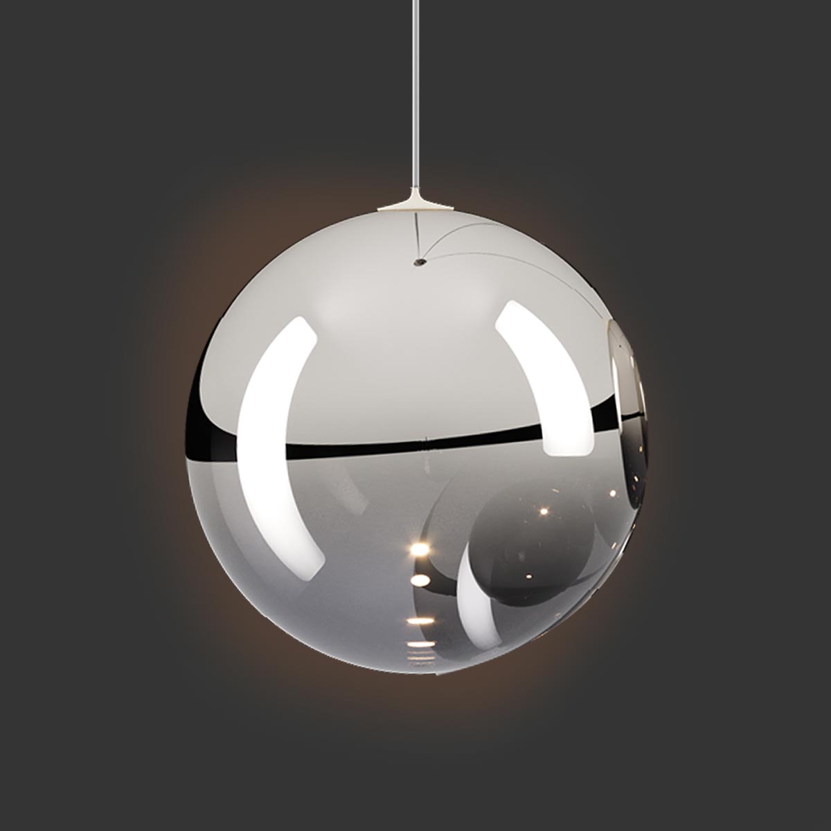 Lodes Random Solo 23 LED Pendelleuchte, Chrom
